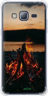 Силикон с усиленными углами чехол Огонь для Samsung Galaxy J3 Duos (2016) J320H - 6021sp-265 изображение 