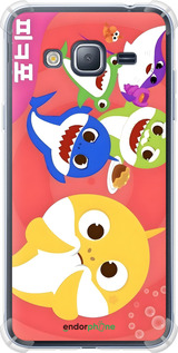 Силикон с усиленными углами чехол Бейби Шаркс для Samsung Galaxy J3 Duos (2016) J320H - 6305sp-265 изображение 