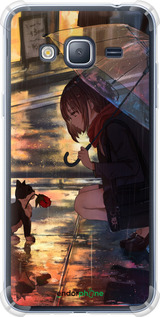 Силикон с усиленными углами чехол Anime для Samsung Galaxy J3 Duos (2016) J320H - 6609sp-265 изображение 