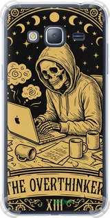 Силіконовий протиударний с посиленими кутами чохол 'The Overthinker' для Samsung Galaxy J3 Duos (2016) J320H зображення 1