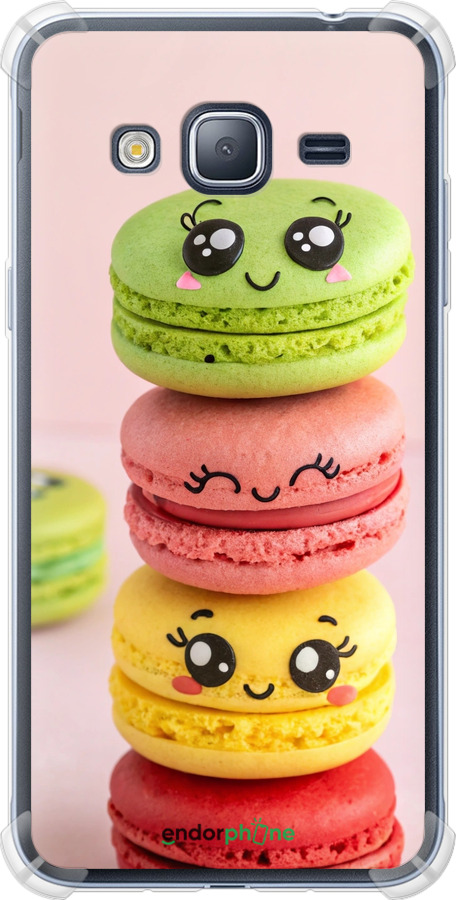 Силіконовий протиударний с посиленими кутами чехол Печиво для Samsung Galaxy J3 Duos (2016) J320H - 6693sp-265 изображение 