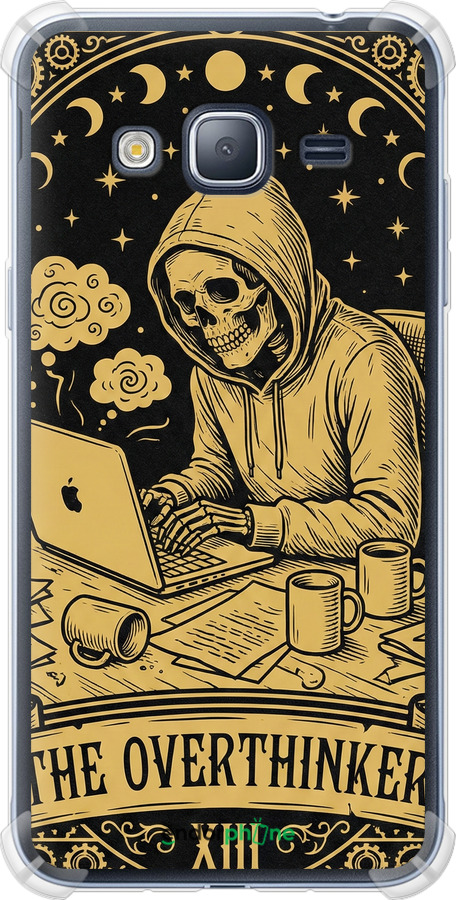 Силіконовий протиударний с посиленими кутами чехол The Overthinker для Samsung Galaxy J3 Duos (2016) J320H - 6774sp-265 изображение 