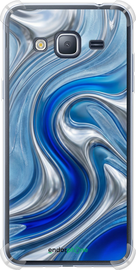 Силикон с усиленными углами чехол Liquid Chrome для Samsung Galaxy J3 Duos (2016) J320H - 6781sp-265 изображение 