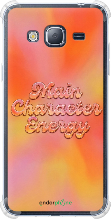 Силикон с усиленными углами чехол Aura Gradient Main Character Energy Aesthetic Y2K для Samsung Galaxy J3 Duos (2016) J320H - 6783sp-265 изображение 