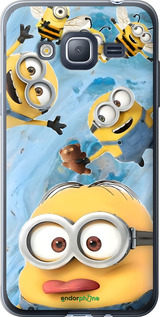 2D пластиковый чехол Миньоны для Samsung Galaxy J3 Duos (2016) J320H - 6386t-265 изображение 