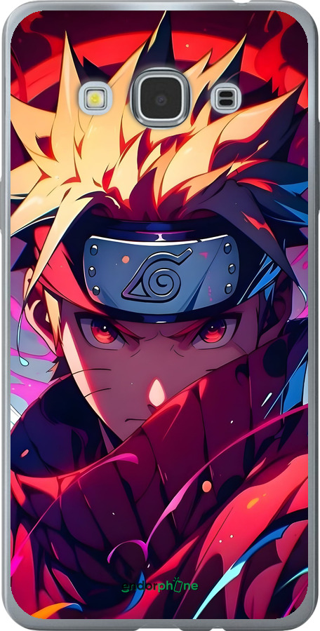 Силиконовый чехол Наруто для Samsung Galaxy J3 Pro - 6274u-840 изображение 