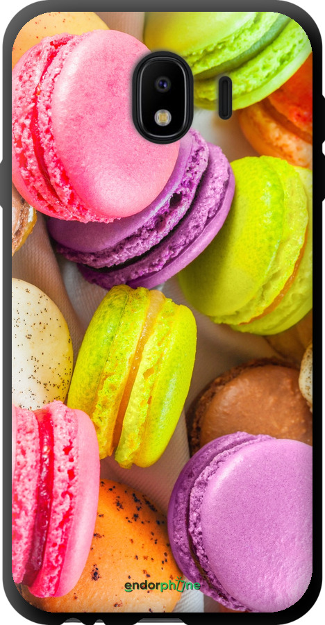 

TPU preto Capa "Macaroons" para Samsung Galaxy J4 2018, Amarelo