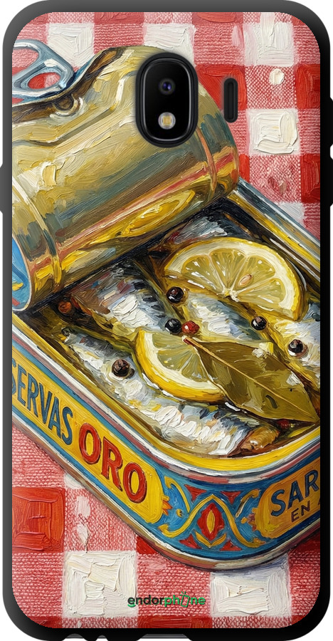 TPU чехол Vintage Sardine Tin Phone для Samsung Galaxy J4 2018 - 6772b-1487 изображение 