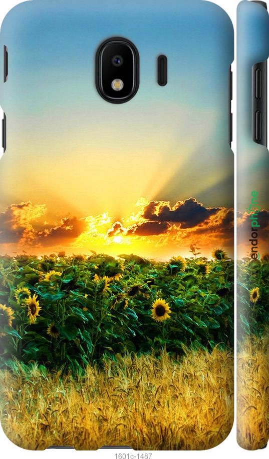 

3D пластиковий матовий чохол "Україна" для Samsung Galaxy J4 2018