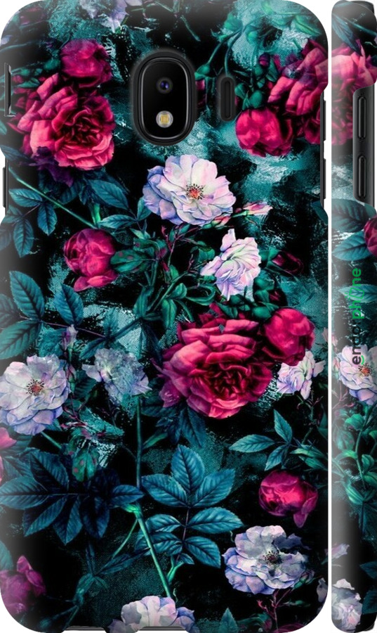 3D пластиковий матовий чехол Сад та троянди для Samsung Galaxy J4 2018 - 6483m-1487 изображение 