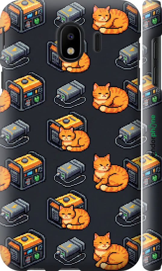 3D пластиковый матовый чехол Autonomous Zone для Samsung Galaxy J4 2018 - 6771m-1487 изображение 