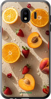 2D пластиковый чехол Фрукты 3 для Samsung Galaxy J4 2018 - 6703t-1487 изображение 