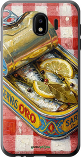 2D пластиковий чехол Vintage Sardine Tin Phone для Samsung Galaxy J4 2018 - 6772t-1487 изображение 