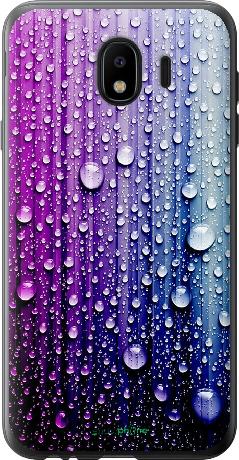 

Силіконовий чохол "Краплини води" для Samsung Galaxy J4 2018, Синій