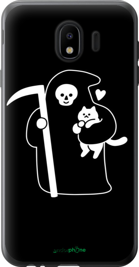 2D пластиковый чехол С изображением Кошек для Samsung Galaxy J4 2018 - 6485t-1487 изображение 