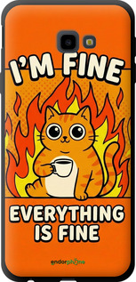 TPU чехол Funny Cat для Samsung Galaxy J4 Plus 2018 - 6786b-1594 изображение 