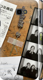 3D пластиковий матовий чехол Aesthetic Scrapbook Collage для Samsung Galaxy J4 Plus 2018 - 6773m-1594 изображение 