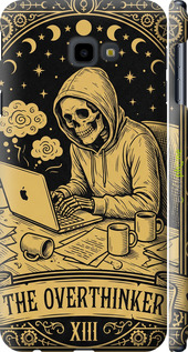 3D пластиковый матовый чехол 'The Overthinker' для Samsung Galaxy J4 Plus 2018 изображение 1