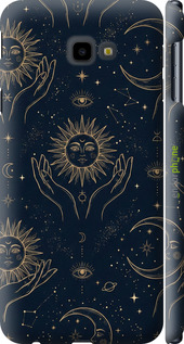 3D пластиковый матовый чехол 'Celestial Harmony: Sun & Moon Gold Mystic Pattern' для Samsung Galaxy J4 Plus 2018 изображение 7