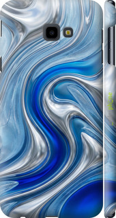 3D пластиковый матовый чехол 'Liquid Chrome' для Samsung Galaxy J4 Plus 2018 изображение 7