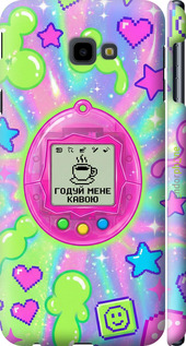 3D пластиковый матовый чехол 'Y2K Aesthetic Retro Pet: Годуй мене кавою' для Samsung Galaxy J4 Plus 2018 изображение 7