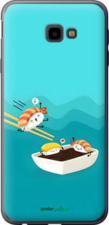 Силиконовый чехол Суши для Samsung Galaxy J4 Plus 2018 - 6354u-1594 изображение 