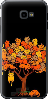 Силіконовий чехол Дерево та котики для Samsung Galaxy J4 Plus 2018 - 6516u-1594 изображение 