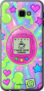 Силіконовий чехол Y2K Aesthetic Retro Pet: Годуй мене кавою для Samsung Galaxy J4 Plus 2018 - 6784u-1594 изображение 