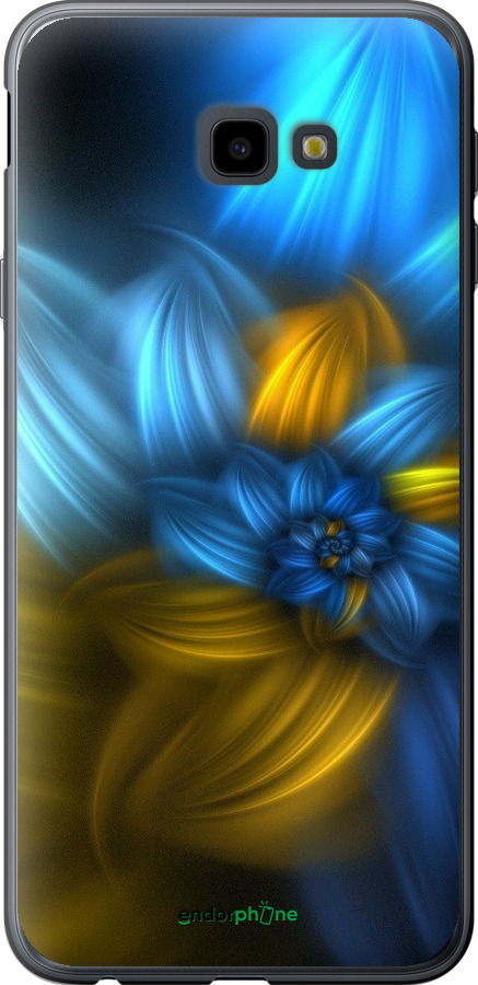 

Силіконовий чохол "Візерунок 46" для Samsung Galaxy J4 Plus 2018, Синій