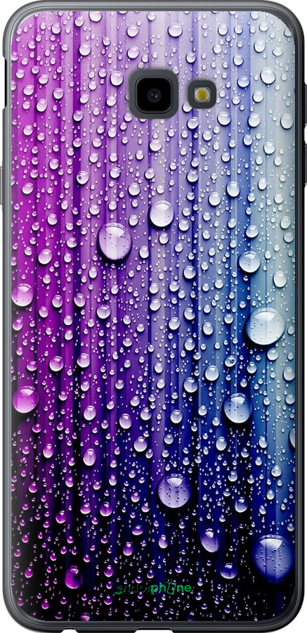 

Силіконовий чохол "Краплини води" для Samsung Galaxy J4 Plus 2018, Синій