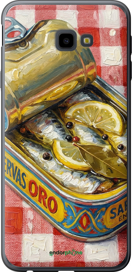 Силіконовий чехол Vintage Sardine Tin Phone для Samsung Galaxy J4 Plus 2018 - 6772u-1594 изображение 