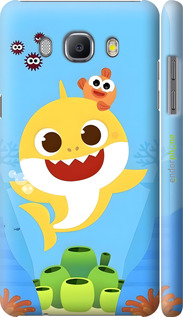 3D пластиковий матовий чехол Бейби Шарк для Samsung Galaxy J5 (2016) J510H - 6303m-264 изображение 