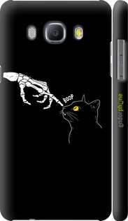 3D пластиковый матовый чехол Кошка для Samsung Galaxy J5 (2016) J510H - 6505m-264 изображение 