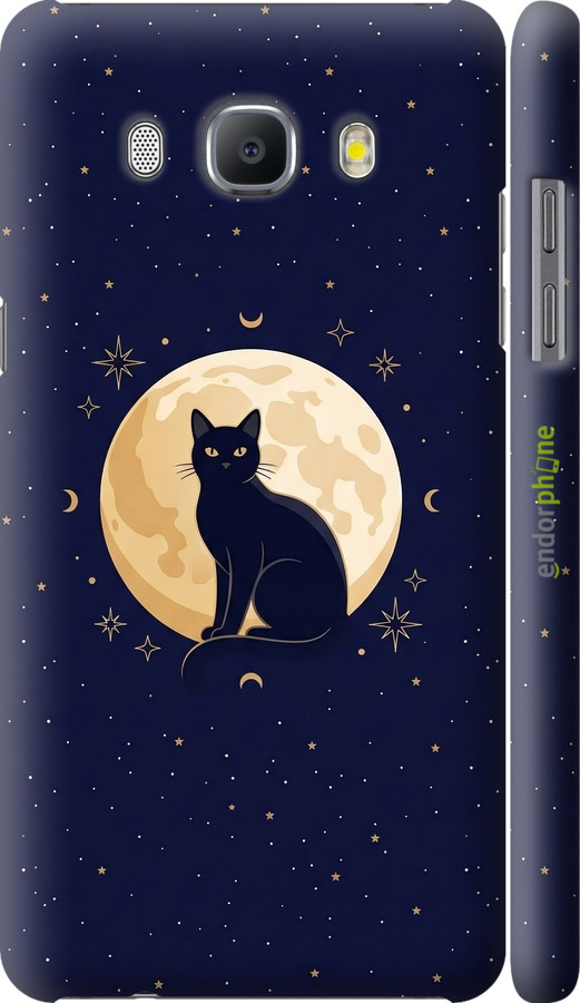 3D пластиковий матовий чехол Cute Cat Celestial/Witchy для Samsung Galaxy J5 (2016) J510H - 6787m-264 изображение 