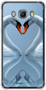 Силикон с усиленными углами чехол Лебеди для Samsung Galaxy J5 (2016) J510H - 6007sp-264 изображение 