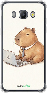 Силикон с усиленными углами чехол Funny Capybara CEO Working для Samsung Galaxy J5 (2016) J510H - 6777sp-264 изображение 