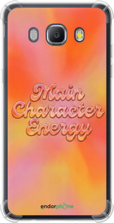 Силикон с усиленными углами чехол Aura Gradient Main Character Energy Aesthetic Y2K для Samsung Galaxy J5 (2016) J510H - 6783sp-264 изображение 
