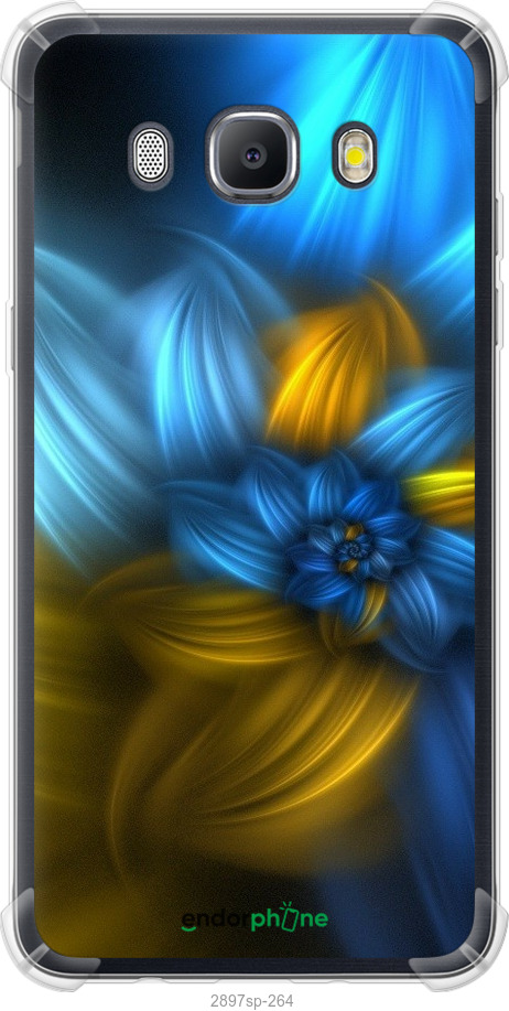 

Силіконовий протиударний с посиленими кутами чохол "Візерунок 46" для Samsung Galaxy J5 (2016) J510H, Синій