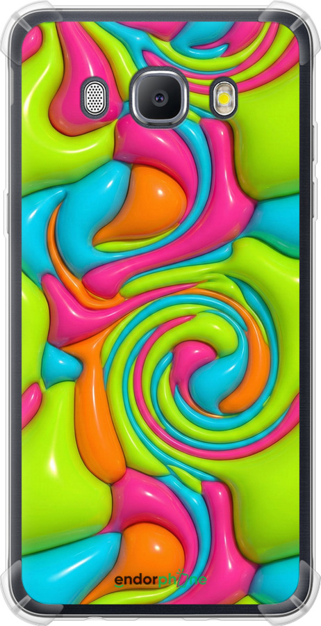 Силикон с усиленными углами чехол Y2K Jelly Dream для Samsung Galaxy J5 (2016) J510H - 6780sp-264 изображение 