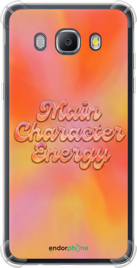Силикон с усиленными углами чехол Aura Gradient Main Character Energy Aesthetic Y2K для Samsung Galaxy J5 (2016) J510H - 6783sp-264 изображение 