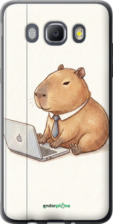 Силиконовый чехол 'Funny Capybara CEO Working' для Samsung Galaxy J5 (2016) J510H изображение 1