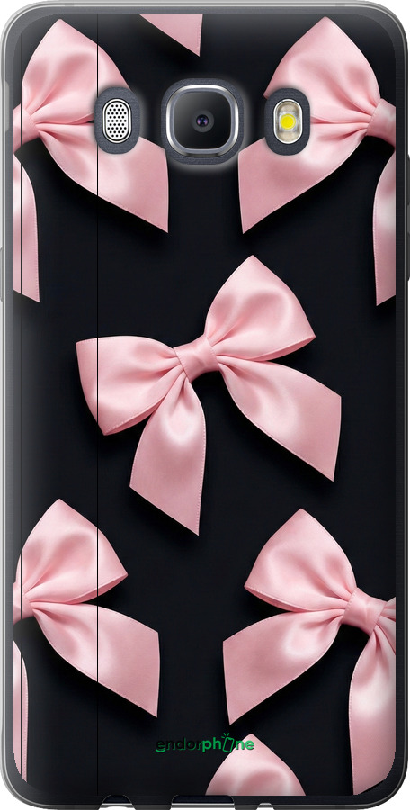 Силиконовый чехол Coquette Ribbons Dark Coquette для Samsung Galaxy J5 (2016) J510H - 6767u-264 изображение 