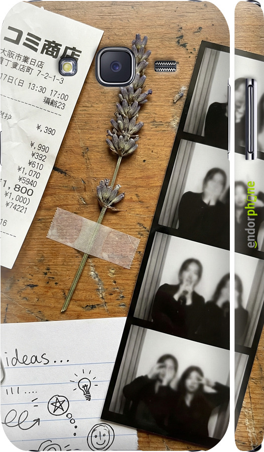 3D пластиковый глянцевый чехол Aesthetic Scrapbook Collage для Samsung Galaxy J5 (2015) J500H - 6773c-100 изображение 