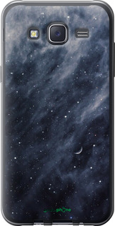2D пластиковий чехол Сині хмари, Синій місяць для Samsung Galaxy J5 (2015) J500H - 6398t-100 изображение 