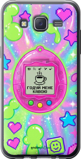Силиконовый чехол 'Y2K Aesthetic Retro Pet: Годуй мене кавою' для Samsung Galaxy J5 (2015) J500H изображение 3