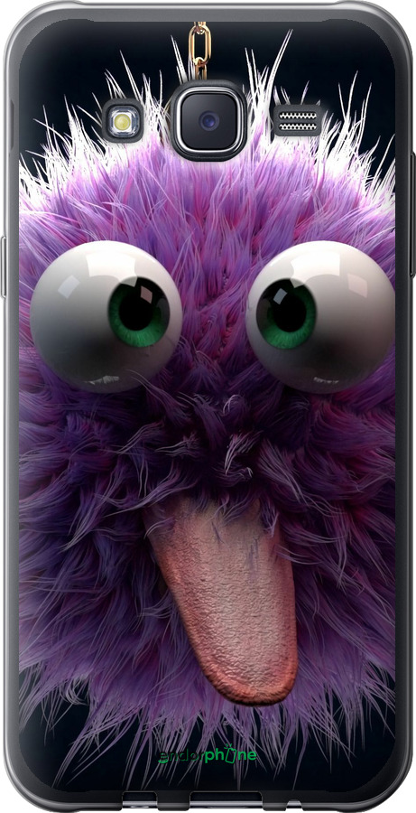 2D пластиковый чехол Пушистик для Samsung Galaxy J5 (2015) J500H - 6017t-100 изображение 