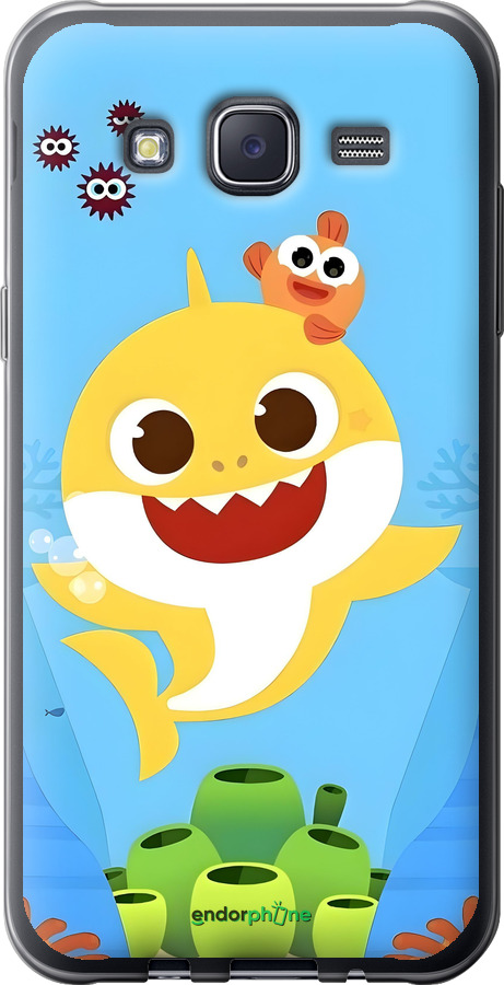 2D пластиковый чехол Бейби Шарк для Samsung Galaxy J5 (2015) J500H - 6303t-100 изображение 