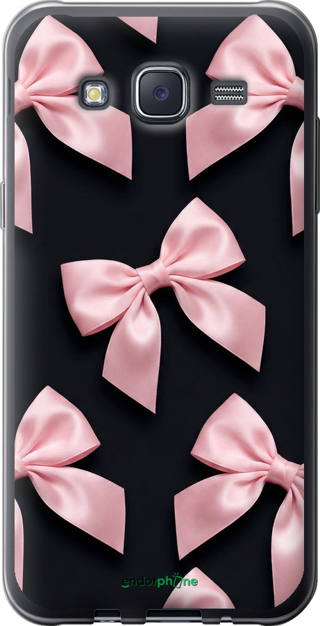 2D пластиковий чехол Coquette Ribbons Dark Coquette для Samsung Galaxy J5 (2015) J500H - 6767t-100 изображение 