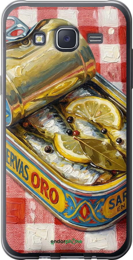 2D пластиковий чехол Vintage Sardine Tin Phone для Samsung Galaxy J5 (2015) J500H - 6772t-100 изображение 