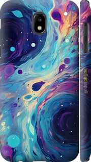 3D пластиковый матовый чехол Арт акварель для Samsung Galaxy J5 J530 (2017) - 6329m-795 изображение 